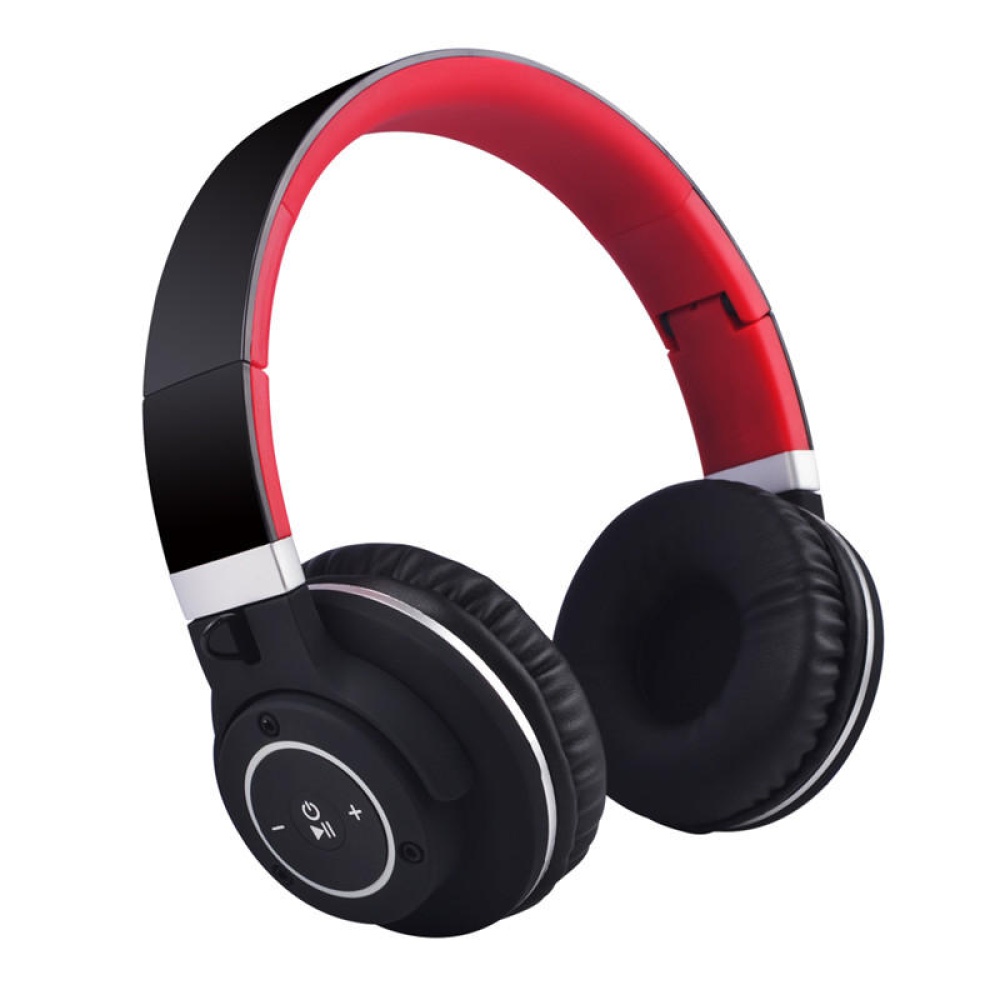 Bluetooth pliable HIFI LED Casques d'ecoute sans fil pour subwoofer avec micro pour jeu d'ordinateur telephone