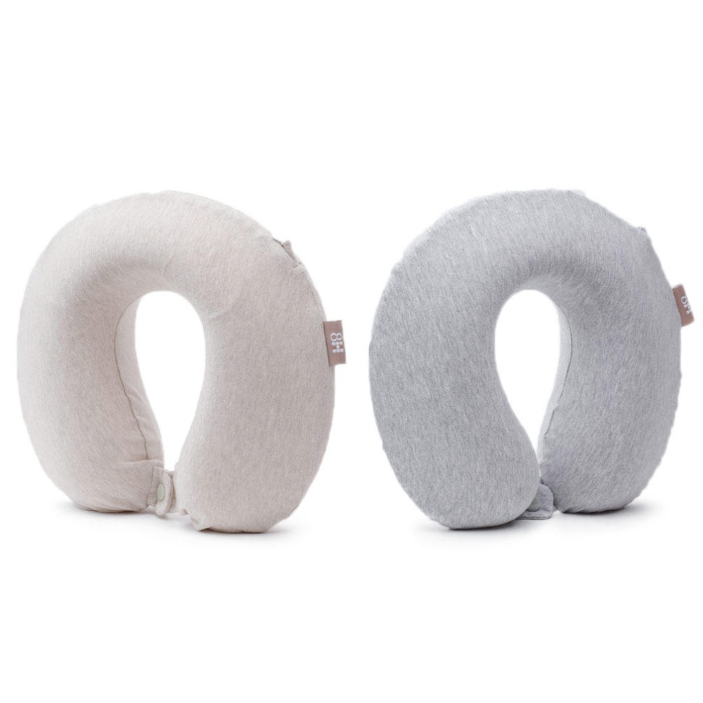 8H Original 8H U Shaped Memory Foam Neck Protective Waist Pillow Antibacterial Portable Neck Pillow Cushion - Grey