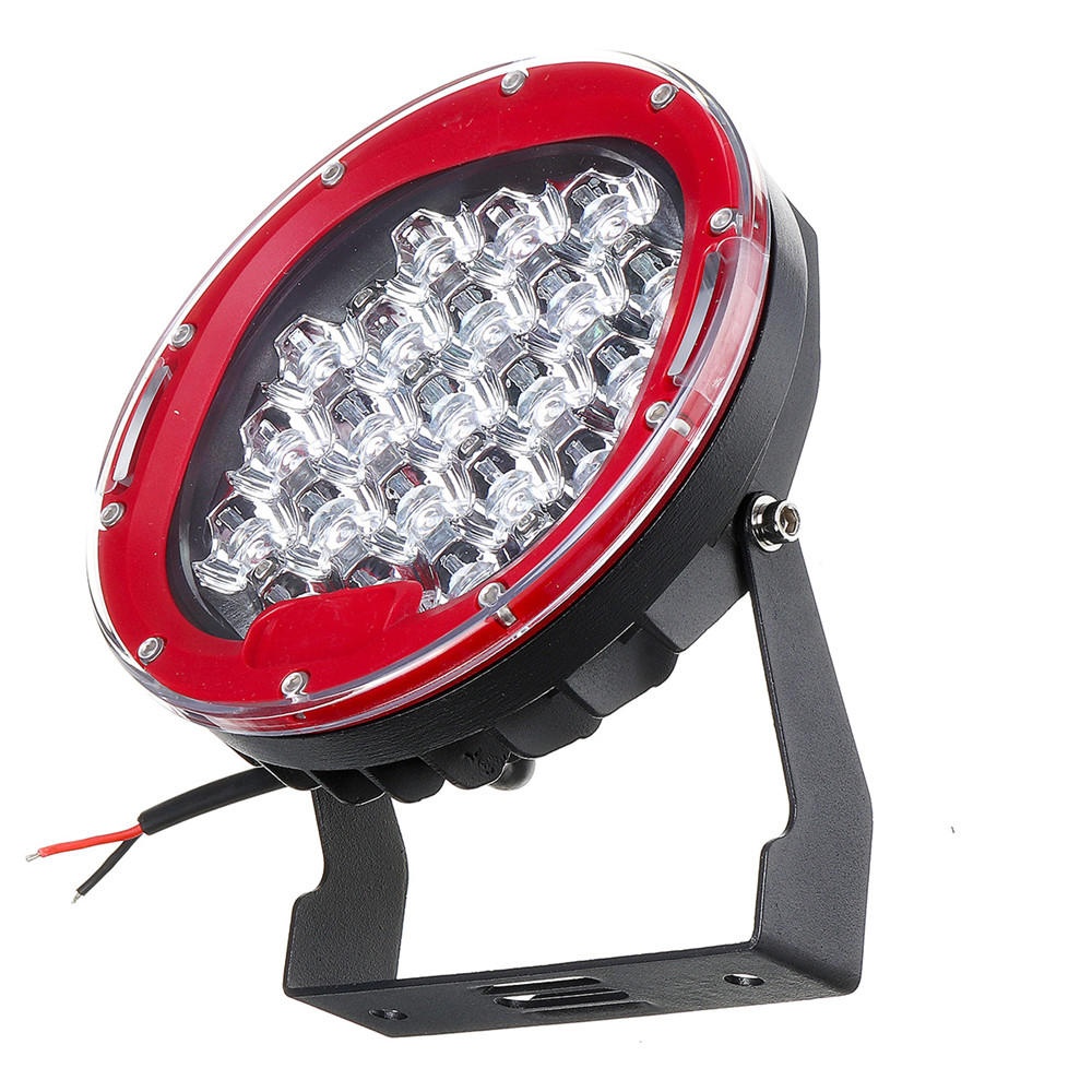 1Pcs LED 9-32V IP68 6000K 105W 6000LM Motorcycle Car ATV Headlights Red 7Inch - Image 2