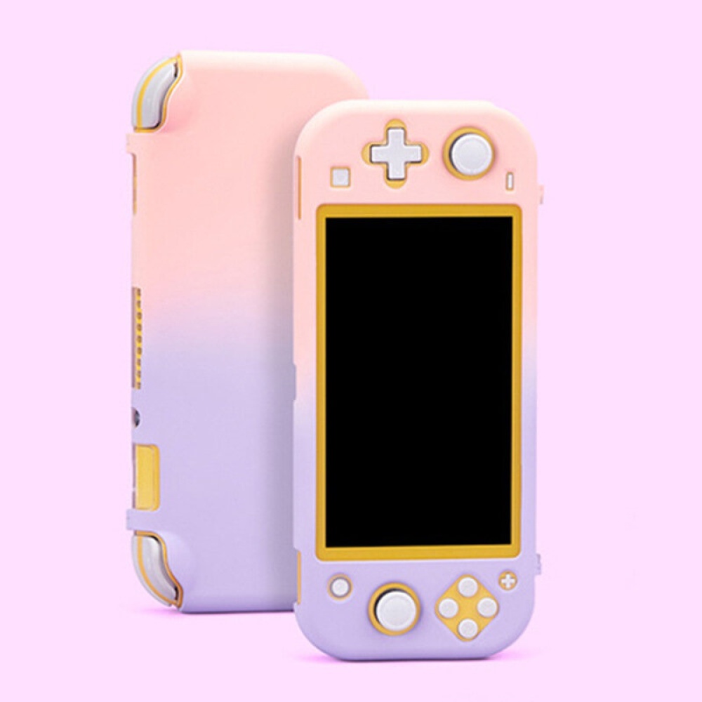 DATA FROG Protective Case For Nintendo Switch Lite Hard Cover Shell Mix Colorful Back Cover For Nintendo Switch lite Console - pink+blue - Image 2