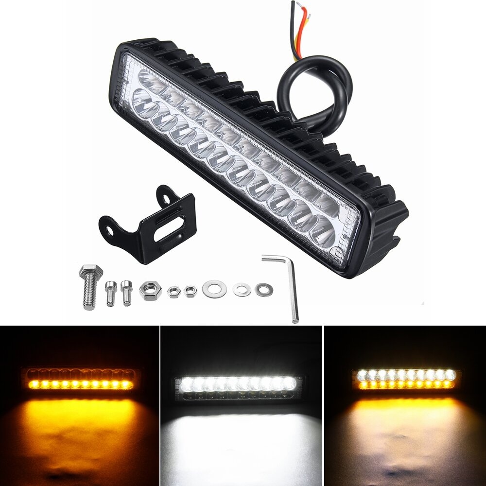 6inch 80W 20 LED 12V Work Light Flood Beam Driving Fog Headlights Lamp Bar Motorcycle Car SUV Off-road - Image 2