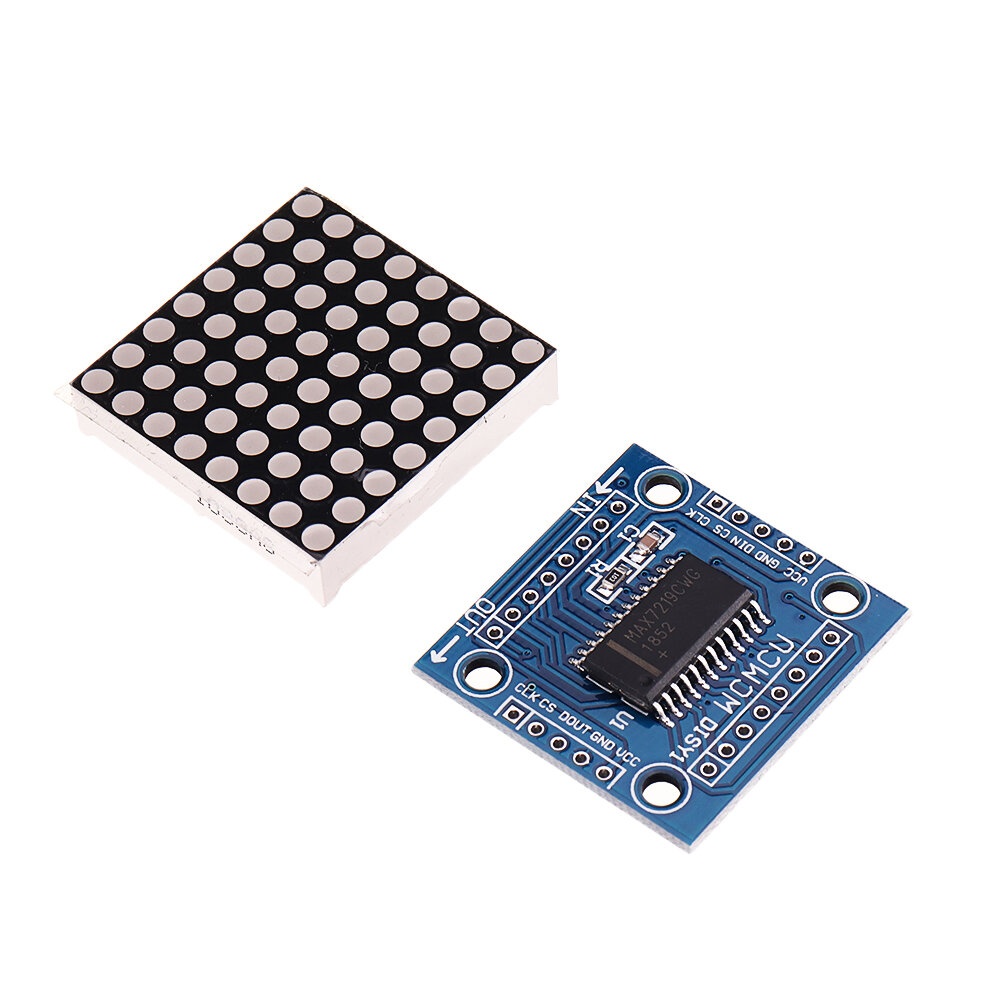 5Pcs MAX7219 Dot Matrix Module Microcontroller LED Module Display Module MAX7219 DIY Kit - Image 2