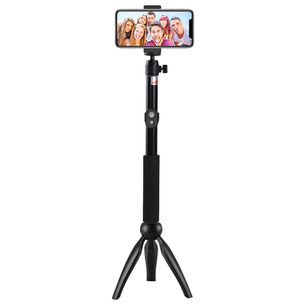 Wireless Selfie Stick Tripod with bluetooth Control Camera Stand Holder Universal Clip for iPhone Android Mobile Phone - Image 2