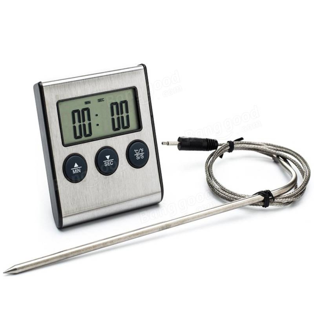 Honana Electric Digital Food BBQ Barbecue Thermometer Timer for Kitchen Baking Cooking - Image 2