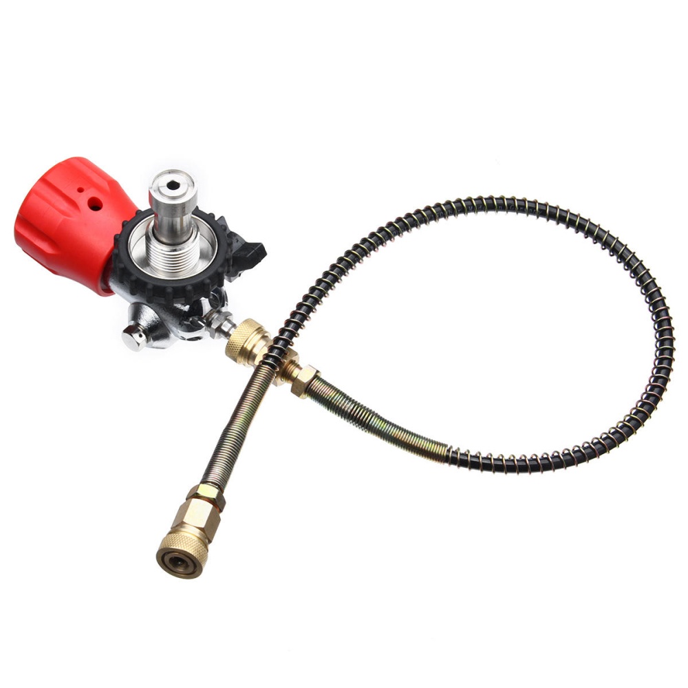 30MPA Stainless Steel Tank Compressed Adapter W/ Hose for Carbon Fiber Bottles - Image 2