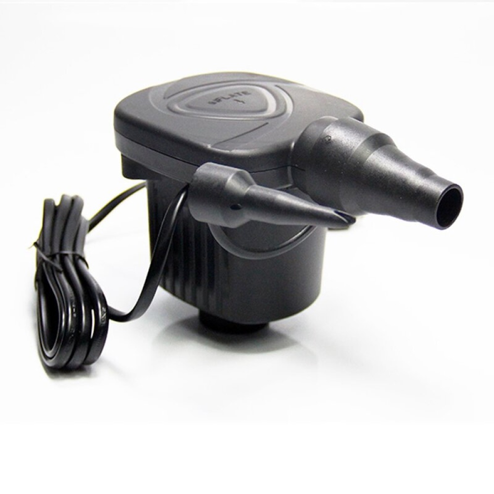 12V DC Electric Air Pump Inflator 2 Nozzles for Inflatables Mattress Raft Bed Boat Portable Car Air Pump Compressor 3600Pa - Image 2