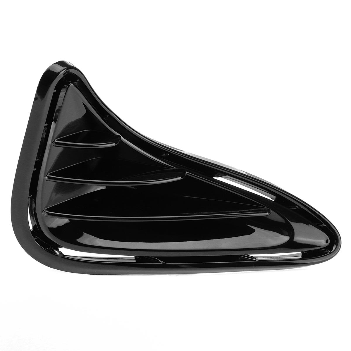 Fog Light Cover Lamp Bezels Glossy Black Pair for Toyota Corolla L LE LE Eco 2017-2019 - Image 2