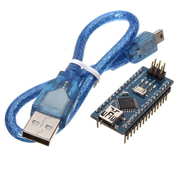 NANO IO Shield Expansion Board + Nano V3 Improved Version With Cable Geekcreit for Arduino - products that work with official Arduino boards - Image 2