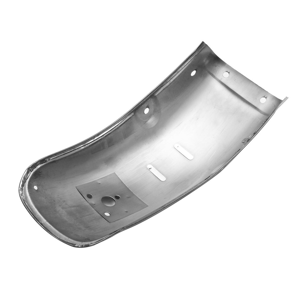 42.5cm Chrome Steel Motorcycle Rear Mudguard Guard Fender For Suzuki GN125 GN250 - Image 2