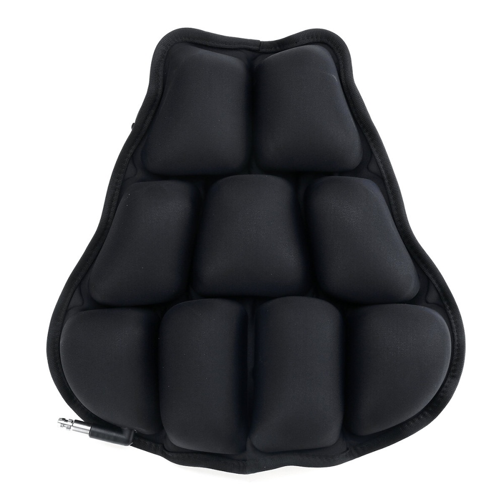 3D Inflatable Air Seat Cushion Motorcycle Cruiser Touring Saddle Pressure Relief - S - Image 2