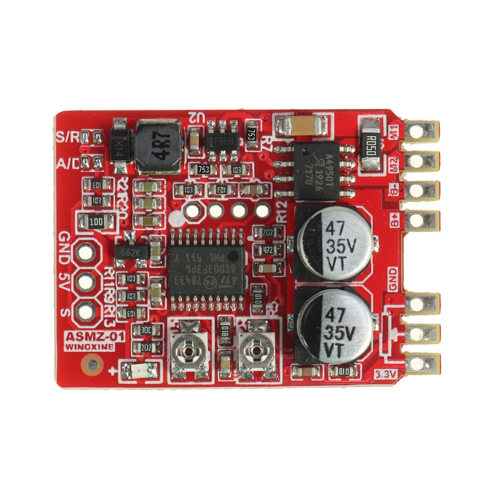 ASMZ-01 5V-24V/2.5A Analog Voltage Steering Gear Controller Self-made Low-power Steering Gear Circuit Board