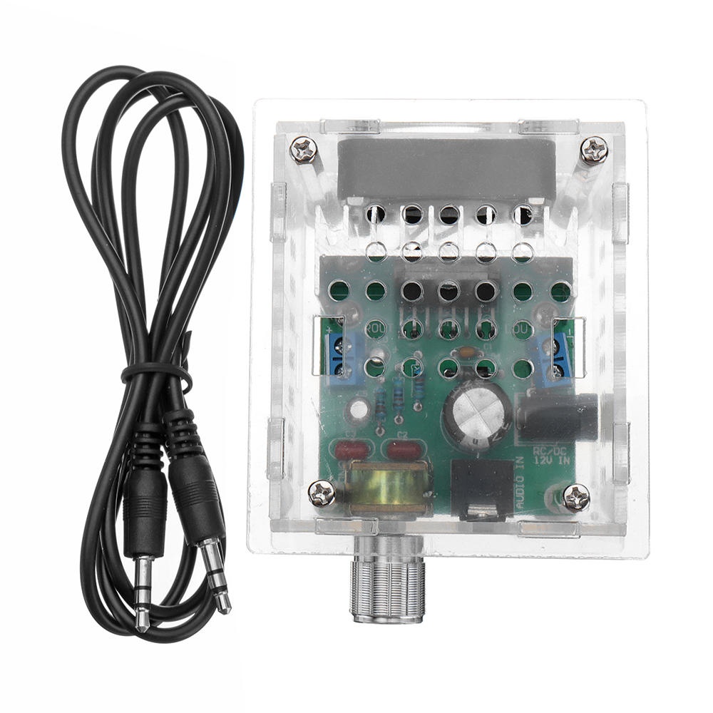 DC 9V To 15V TDA7297 Digital Amplifier Board Double Channel Noiseless 15W High Fidelity Amplifier With Shell And Fan