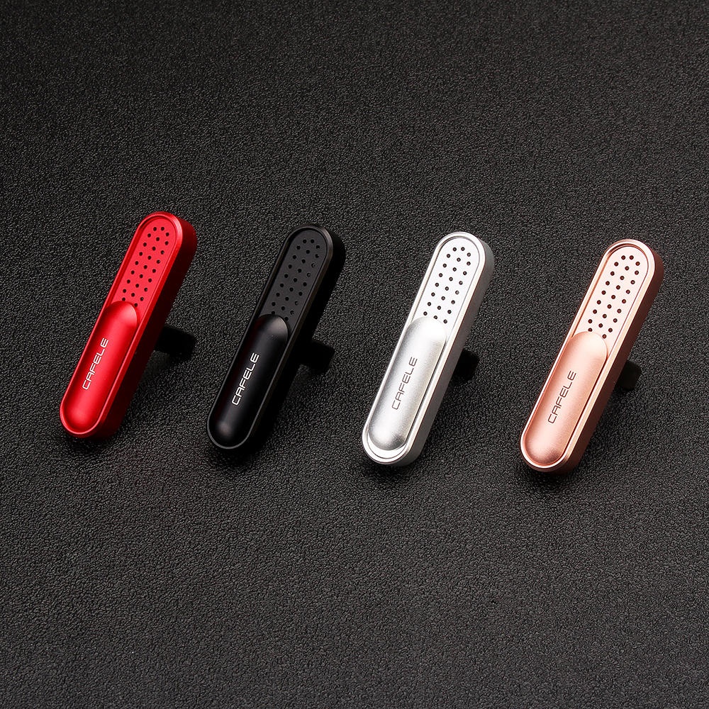 Cafele Metal Car Air Freshener Bar Outlet Solid Perfume Fragrance Diffuser Magnetic Slid Control - Rose Gold