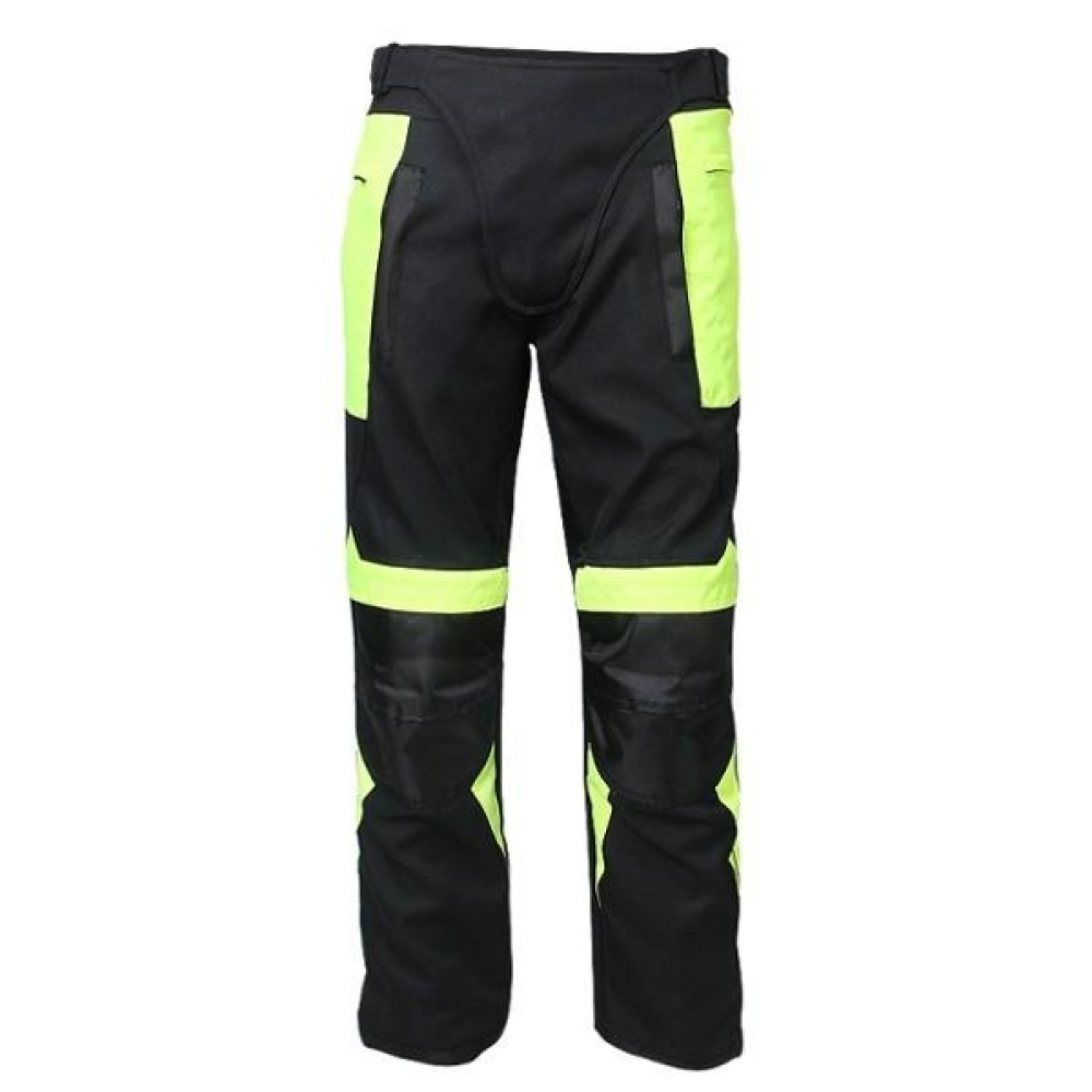 Motorcycle Pants Racing Windproof With Kneepad Winter or Summer Riding Tribe - Fluorescent Green XL 1
