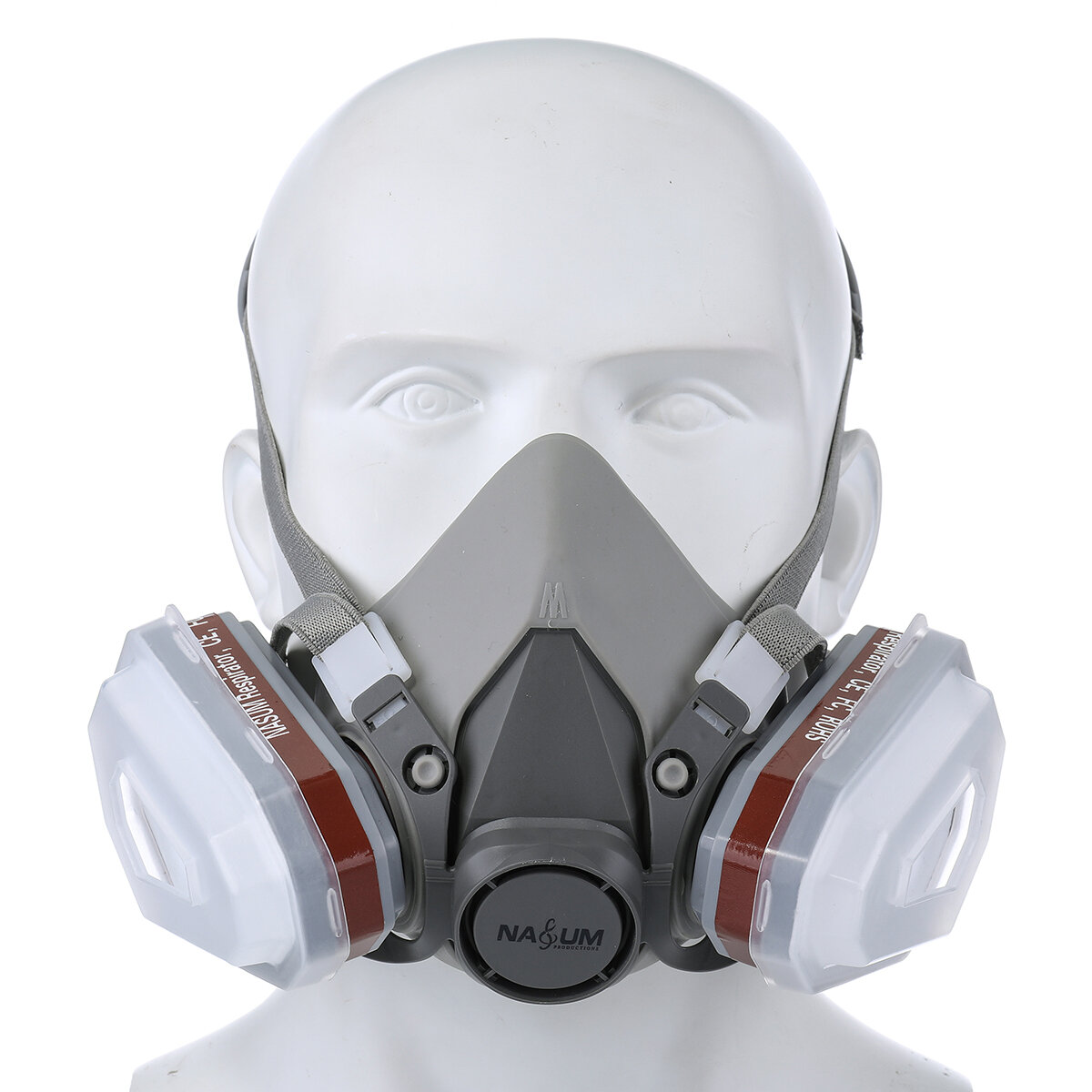 Double Layer Breathing Layer Gas Mask Painting Spraying Respirator Gas Mask Safety Work Filter Dust Mask