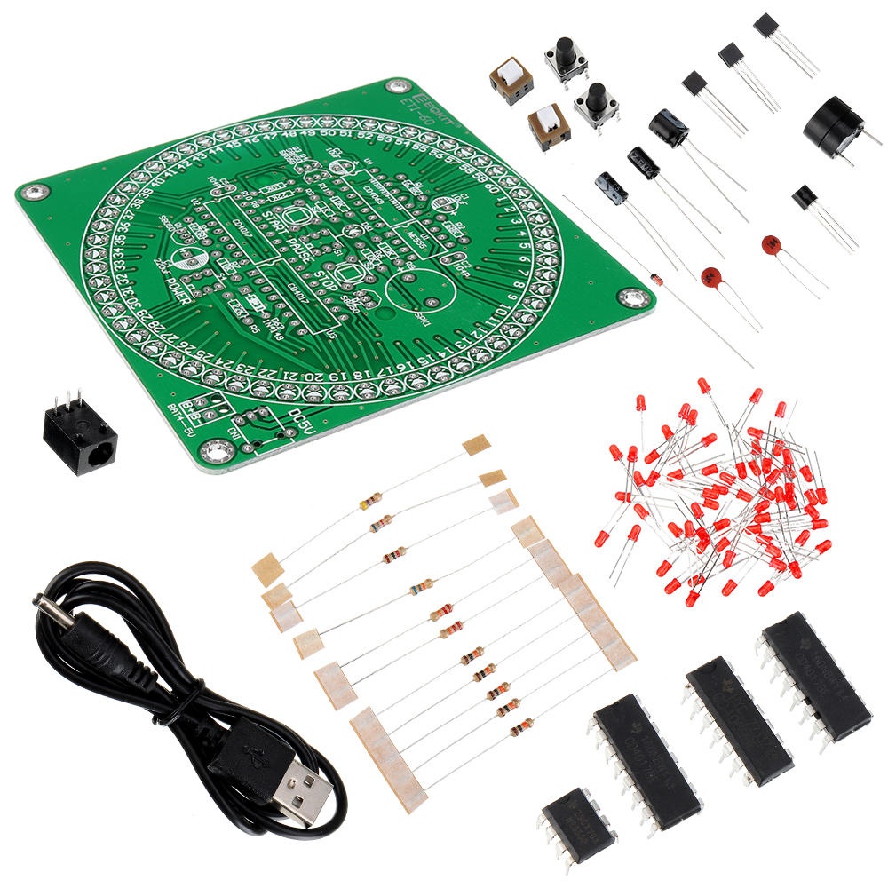 3pcs EQKIT® 60 Seconds Electronic Timer Kit DIY Parts Soldering Practice Board - Image 2