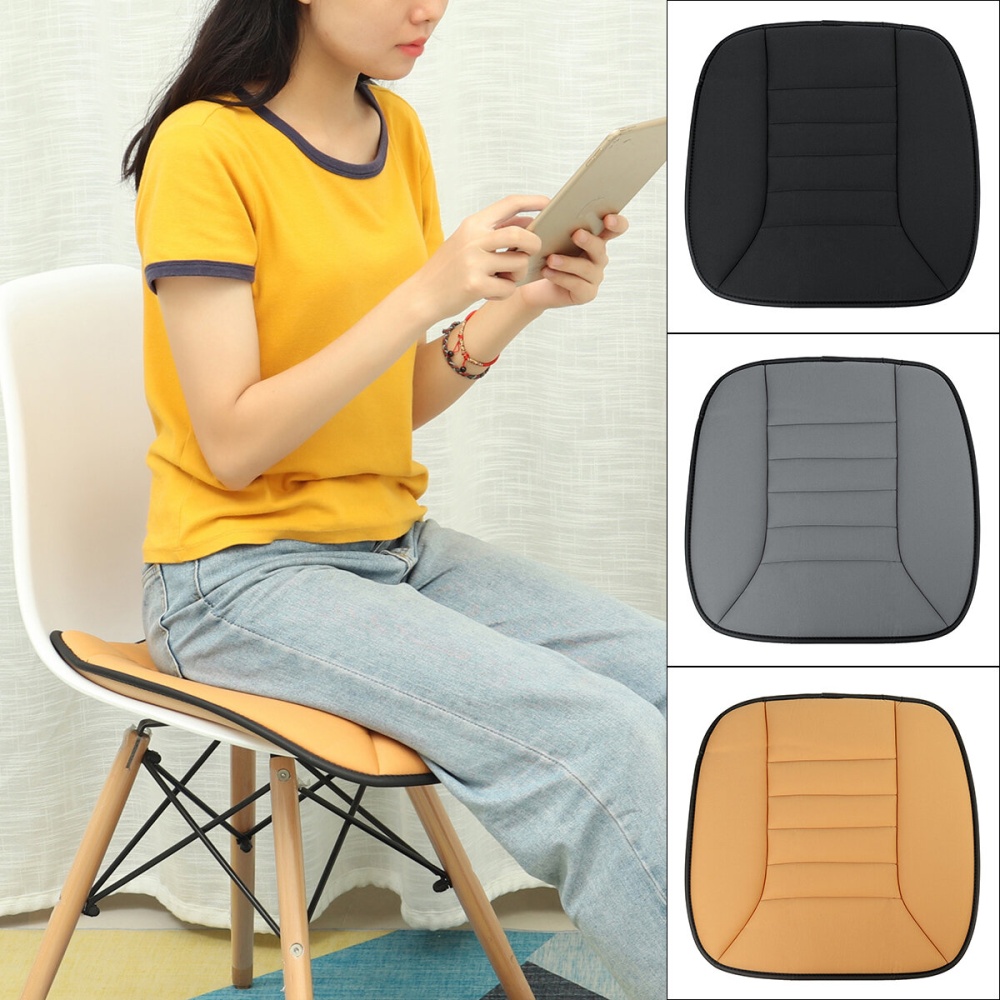 1PC Universal Breathable & Soft Car Cushion Fabric Cushion Pads Four Seasons - Grey - Image 2