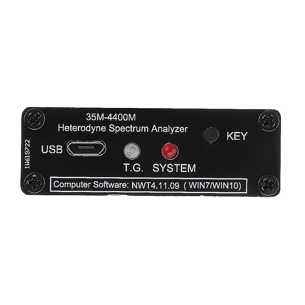 Geekcreit® Spectrum Analyzer USB LTDZ 35-4400M Signal Source with Tracking Source Module RF Frequency Domain Analysis Tool With Aluminum Shell - Image 2