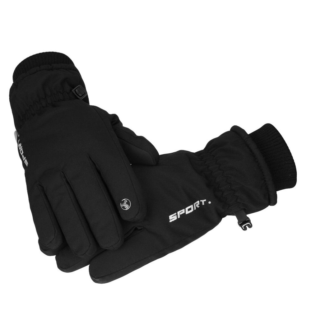 Touch Screen Thickening Thermal Waterproof Winter Snow Ski Gloves Warm - M - Image 2