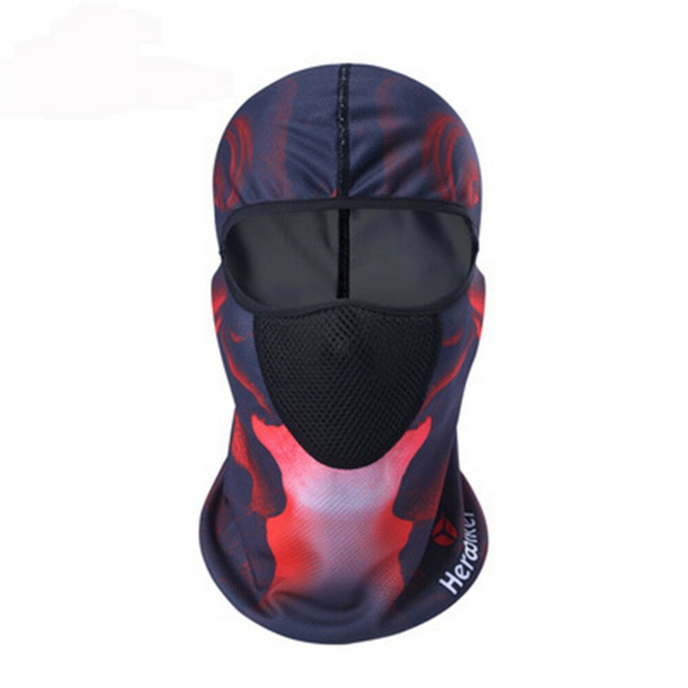 Herobiker Motorcycle Sun-protection Balaclava Face Mask Sunscreen Breathable - 2