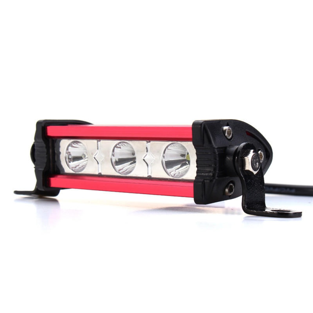 12V 4inch 9W 3LED Work Light Bar Spot Lamp for Motorcycle Car Boat SUV ATV Jeep - Black - Image 2