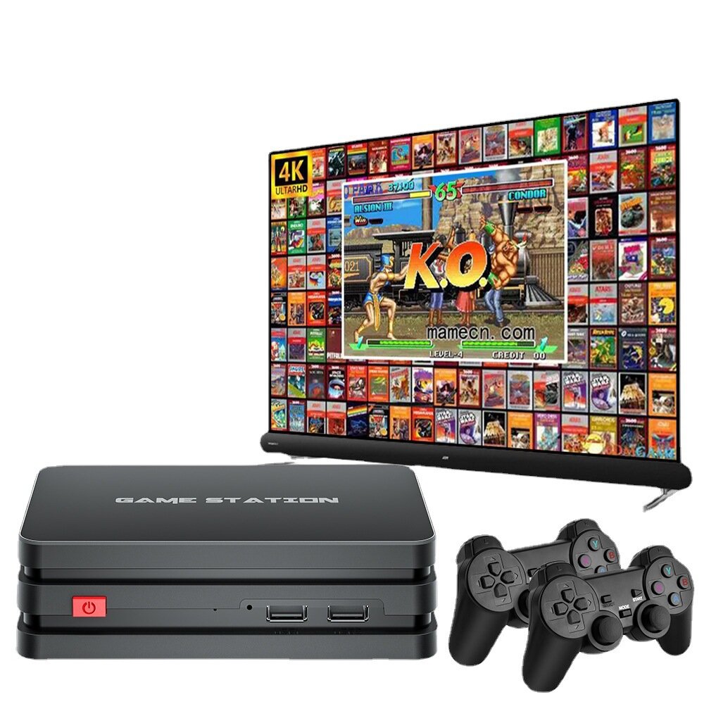 M8 Plus Quad-core Video TV Game Console HD 10000+ Games PS Retro Game with Game Controller for PS1 FC SFC GBA GBC MAME - 32GB - Image 2