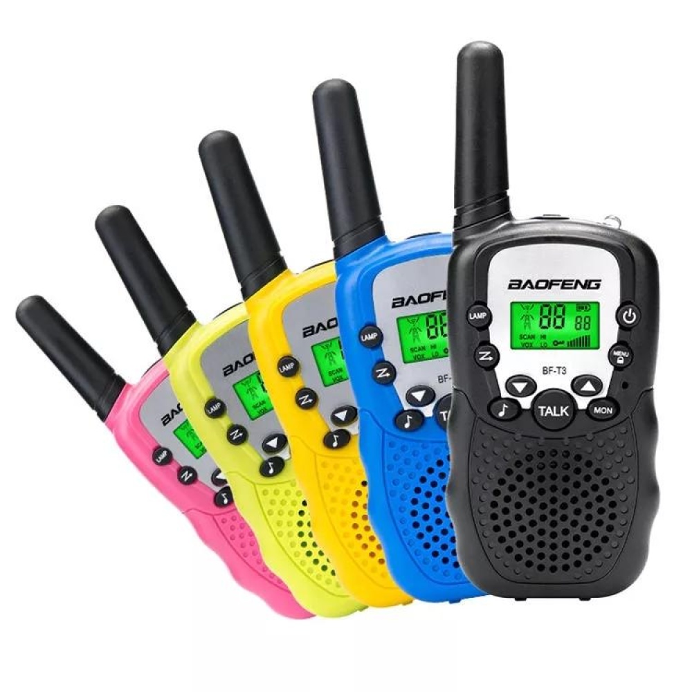 4Pcs Baofeng BF-T3 Radio Walkie Talkie UHF462-467MHz 8 Channel Two-Way Radio Transceiver Built-in Flashlight Blue - Image 2