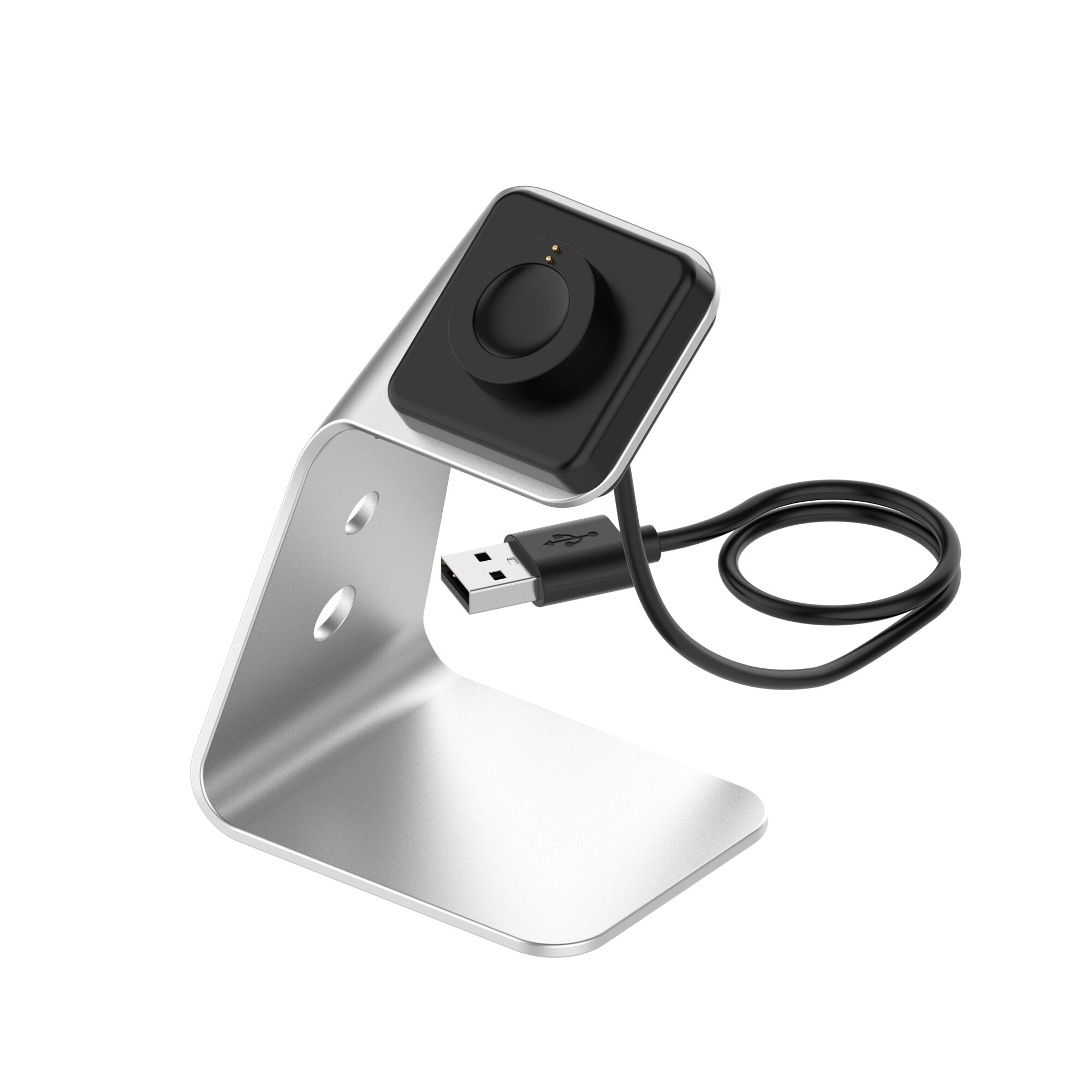 Bakeey Aluminum Alloy Magnetic Charging Base Smart Watch Charger For Fossil Gen5 - Grey - Image 2