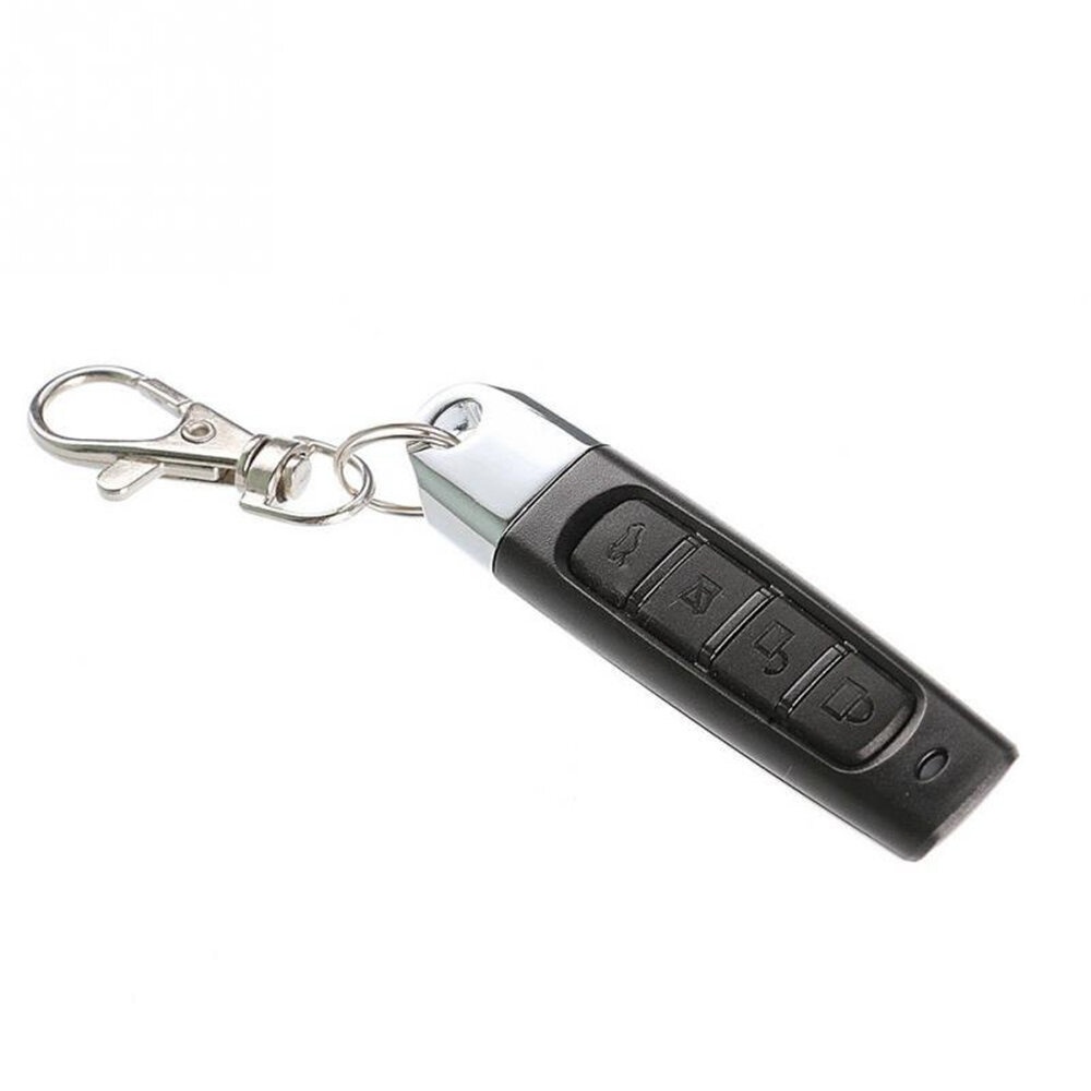 433MHz Auto Pair Copy Remote 4 Buttons Garage Gate Door Wireless Remote Control with Key Ring - Image 2