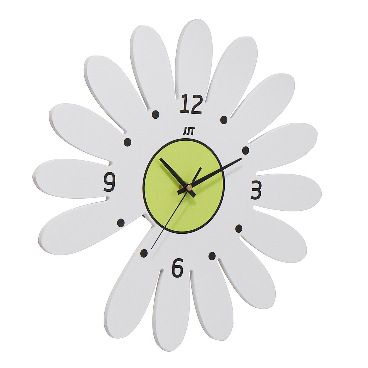 Daisy Flower Wall Clock Hanging Silent Quartz Battery Powered Watch Home Decor - Image 2