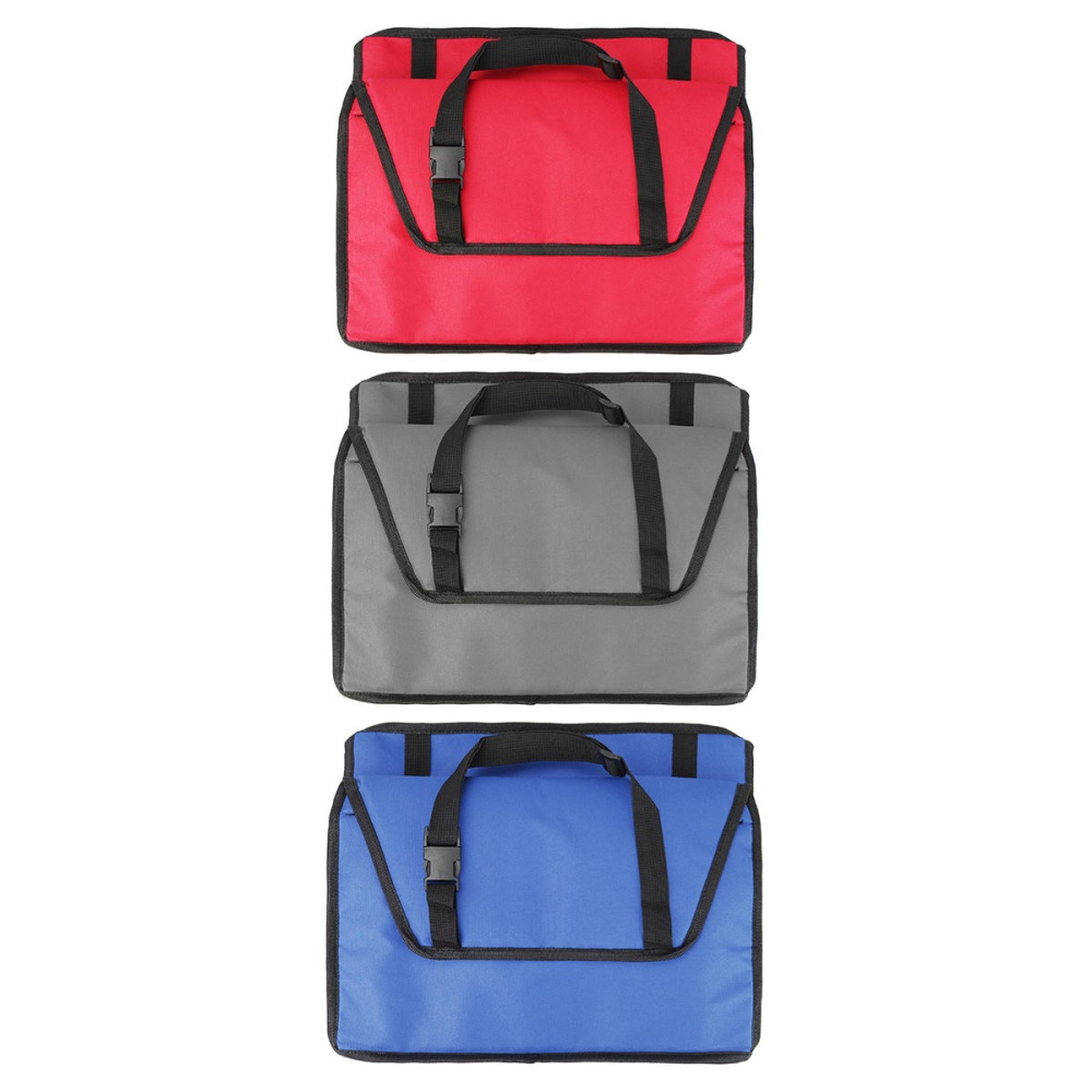 Car Seat Carrier For Cats and Dogs Pets Lookout Carrier Zipper Storage Pocket Portable Carrier Bag - Red - Image 2