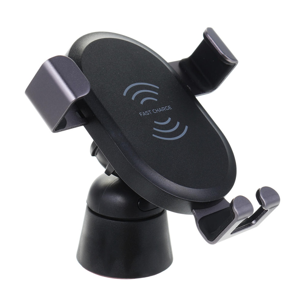 10W QI Wireless Gravity Linkage Fast Charge Two In One Car Charger Air Outlet Bracket - Image 2