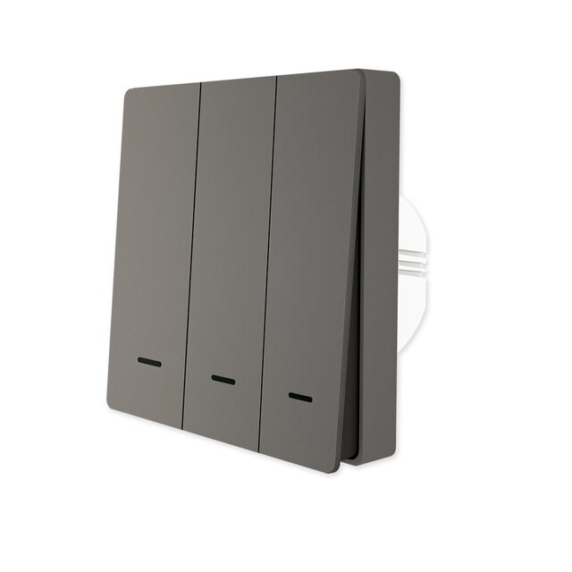 Moeshouse 1/2/3 Gang Tuya ZB Smart Light Switch No Neutral Wire No Capacitor Smart Life Remote Control Works with Alexa Google Home - 1 Gang - Image 2