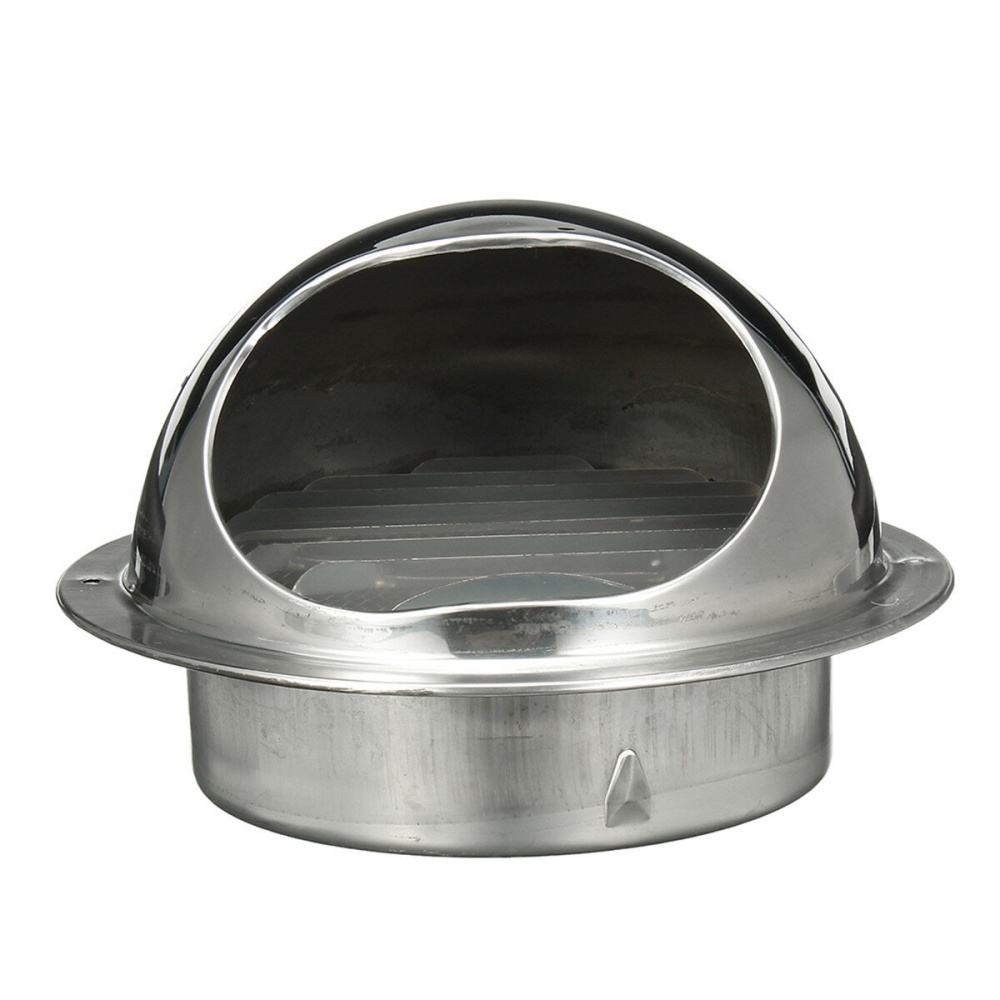 Stainless Steel Wall Ceiling Air Vent Ducting Ventilation Fan Exhaust Grille - 60mm - Image 2