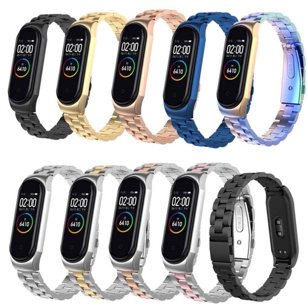 Bakeey Anti-lost Design Chain Bracelet Replacement Watch Band for Xiaomi Mi Band 4&3 Smart Watch Non-original - 7