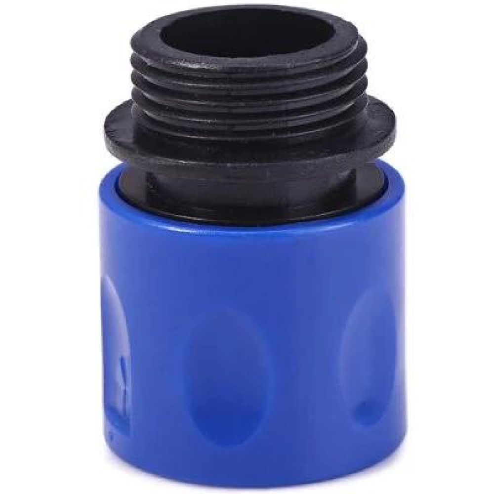 Garden Stretch Hose Adaptor Connector, Blue - Image 2