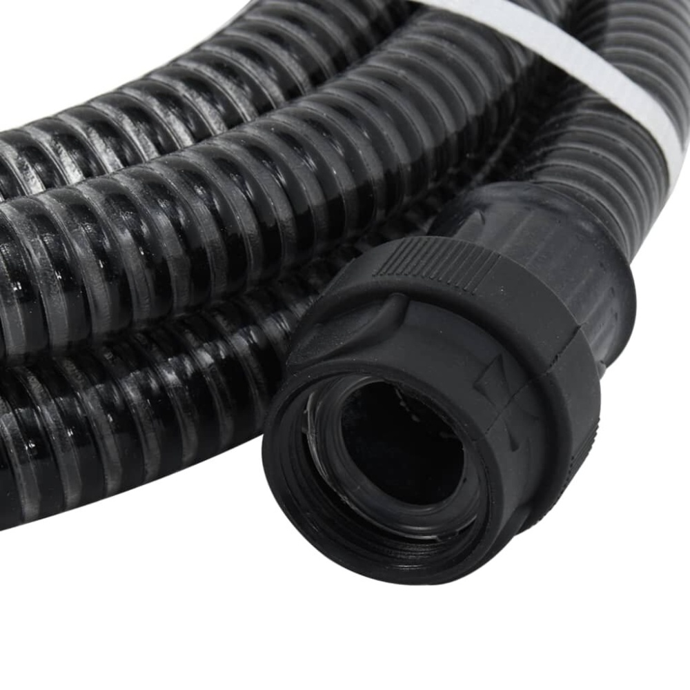 Suction hose with PVC couplings 4 m 22 mm black - Image 2