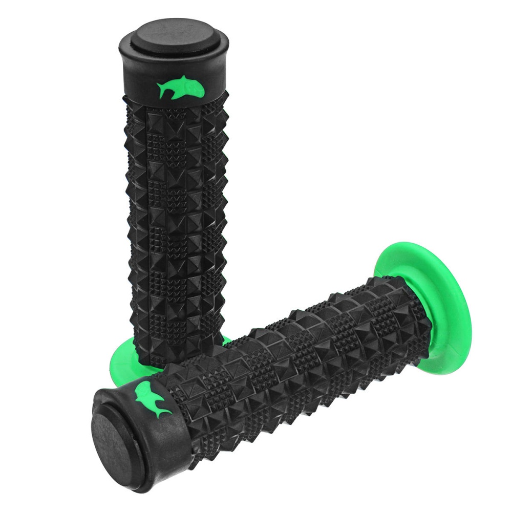 7/8inch 22MM Anti-slip Rubber Hand Grips for Motorcycle Motorcross Handlebar Dirt Pit Bike - Green - Image 2