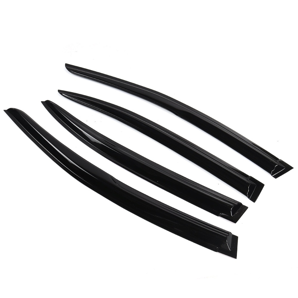 4Pcs For Honda Civic JDM Wavy Mugen 2012-2015 Style Exterior Visor Vent Shades Window Sun Rain Guard Deflector - Image 2