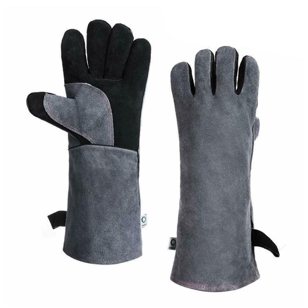 Heavy Duty Outdoor Garden Protect Leather Planting Irrigation Glove Anti-wear - 1