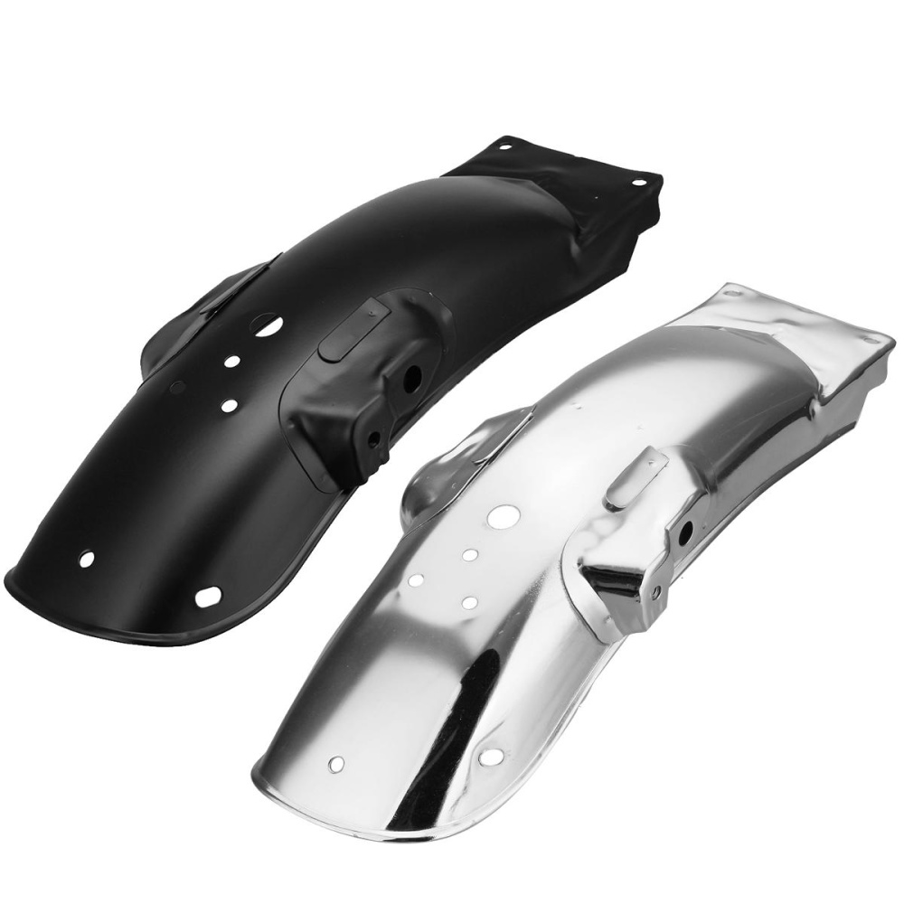 Motorcycle Splash Guard Rear Mudguard Sand For Honda CG125 Black Chrome - Chrome