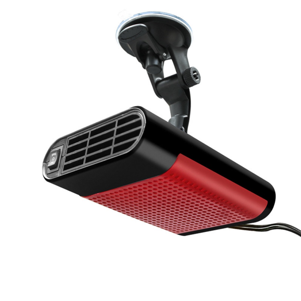 12V 150W Mini Portable Car Air Heater Cooling Fan Windscreen Defogging - Red With Purification Type - Image 2