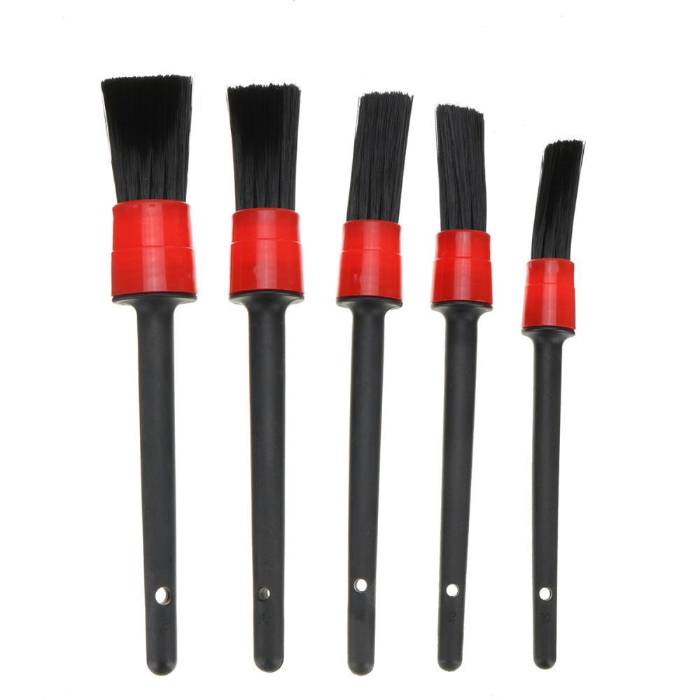 11PCS Cleaning Detailing Brush Set Dirt Dust Clean Brush Interior Exterior Leather Air Vents Care Clean Tools For Car Motorcycle Air Vents - Image 2