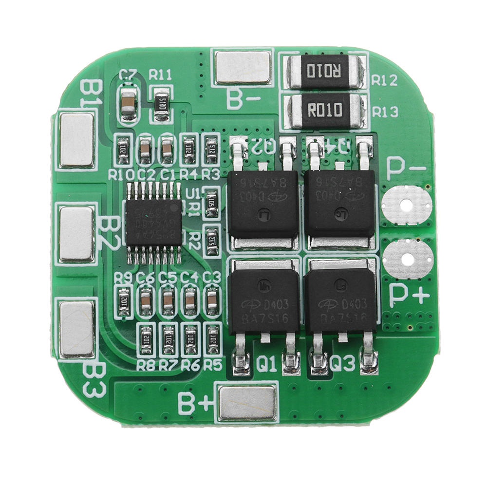 3pcs DC 14.8V / 16.8V 20A 4S Lithium Battery Protection Board BMS PCM Module For 18650 Lithium LicoO2 / Limn2O4 Short Circuit Protection - Image 2