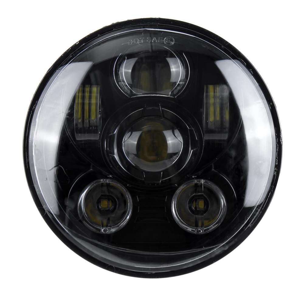 5.75 Inch H4 H13 Motorcycle LED Headlights Sealed Projector Hi-Lo Beam Head Lamp For Harley - Image 2