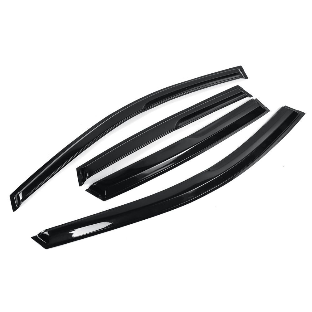 4Pcs For HONDA CRV JDM 2001-2011 3D Wavy Style Plastic Exterior Visor Vent Shades Window Sun Rain Guard Deflector - Image 2