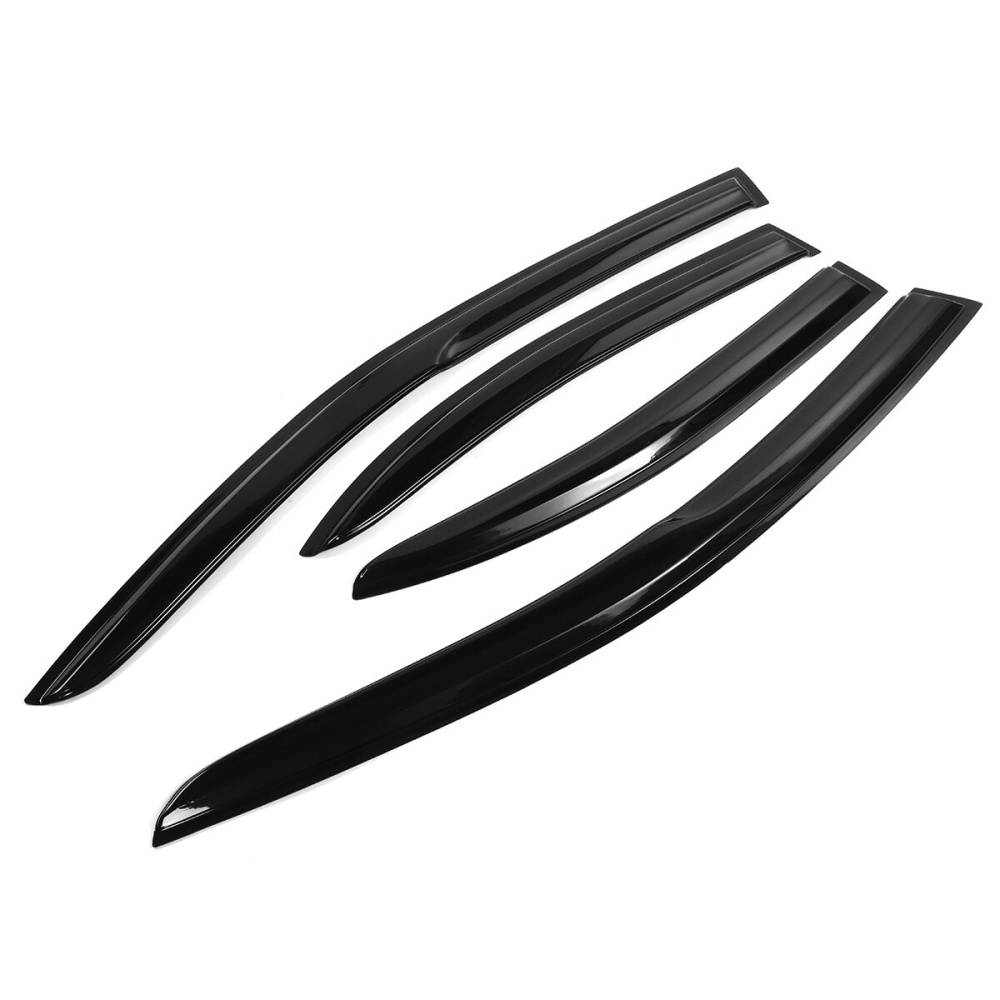 4Pcs For Mitsubishi Lancer 2008-2017 Mugen Styole Plastic Exterior Visor Vent Shades Window Sun Rain Guard Deflector - Image 2