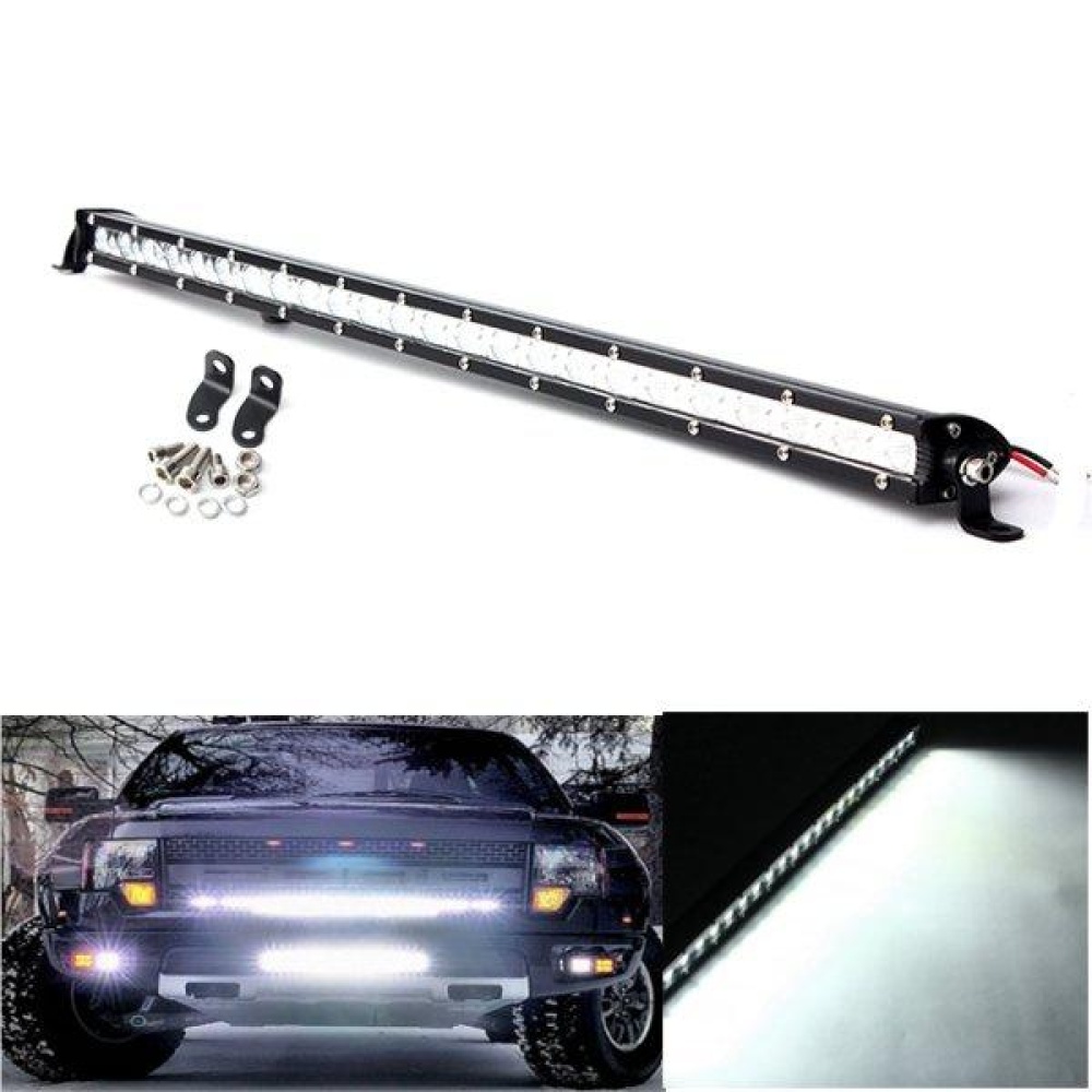 25inch 57W LED Work Light Bar Spot Flood Combo Beam Lamp For Driving Off Road SUV ATV Truck - Spot Beam - Image 2