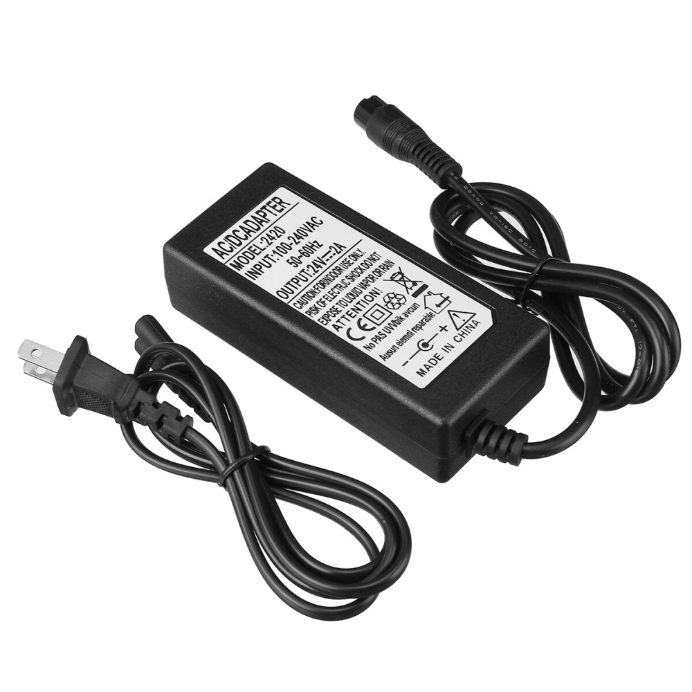 24V 2A Electric Scooter Battery Charger Fr RAZOR E100 E200 E300 E125 E150 E500 - EU Plug - Image 2