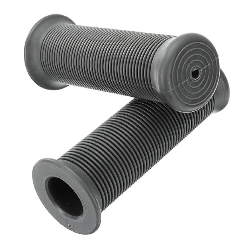 7/8 Inch 22mm Motorcycle Handlebar Hand Grips Cafe Racer Bubber Clubman Custom Universal - Dark Grey - Image 2